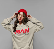 Load image into Gallery viewer, VGAN UNISEX PULLOVER HOODIE with TEXT