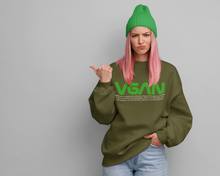 Load image into Gallery viewer, VGAN UNISEX SWEATSHIRT with TEXT