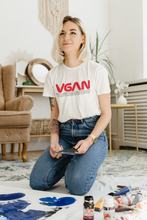 Load image into Gallery viewer, VGAN WOMXN TEE with TEXT