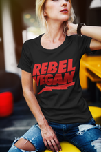 Load image into Gallery viewer, REBEL VEGAN - WOMXN TEE