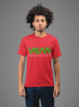 Load image into Gallery viewer, VGAN UNISEX TEE with TEXT