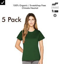 Load image into Gallery viewer, Women's Pack of 5 Tees - 14 colours available