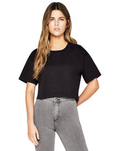 Load image into Gallery viewer, VEGAN LOOSE FIT CROP TEE