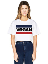 Load image into Gallery viewer, VEGAN LOOSE FIT CROP TEE