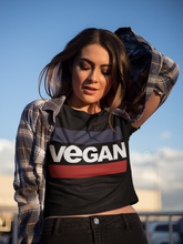 Load image into Gallery viewer, VEGAN LOOSE FIT CROP TEE