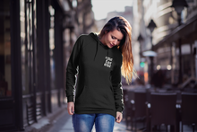 Load image into Gallery viewer, ONE FOR ONE HOODED SWEATSHIRT BLACK