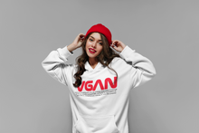 Load image into Gallery viewer, VGAN UNISEX PULLOVER HOODIE with TEXT
