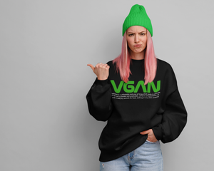 VGAN UNISEX SWEATSHIRT with TEXT