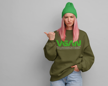 Load image into Gallery viewer, VGAN UNISEX SWEATSHIRT with TEXT
