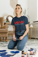 Load image into Gallery viewer, VGAN WOMXN TEE with TEXT
