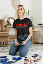 Load image into Gallery viewer, VGAN WOMXN TEE with TEXT
