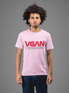 VGAN UNISEX TEE with TEXT