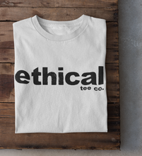 Load image into Gallery viewer, Women&#39;s Ethical Tee Co. Distress Font
